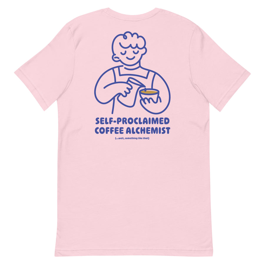GUSTATORY Coffee Alchemist Cotton Embroidered T-Shirt