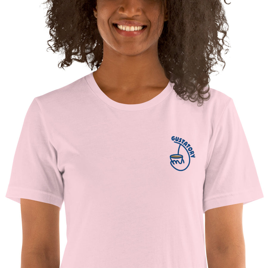 GUSTATORY Coffee Alchemist Cotton Embroidered T-Shirt