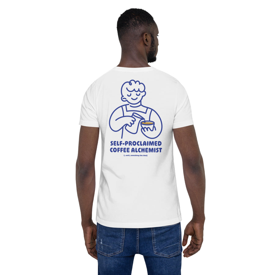 GUSTATORY Coffee Alchemist Cotton Embroidered T-Shirt