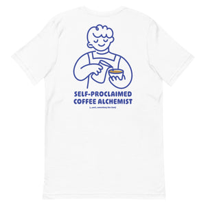 GUSTATORY Coffee Alchemist Cotton Embroidered T-Shirt