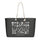 GUSTATORY Because No Good Day... Originals Oversized Weekender Tote Bag