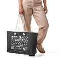 GUSTATORY Because No Good Day... Originals Oversized Weekender Tote Bag