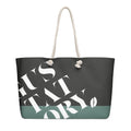 GUSTATORY Signature Oversized Weekender Tote Bag