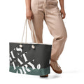 GUSTATORY Signature Oversized Weekender Tote Bag