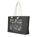 GUSTATORY Because No Good Day... Originals Oversized Weekender Tote Bag