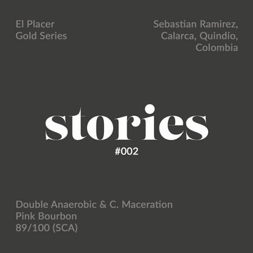 GUSTATORY Stories Colombia El Placer Gold Coffee (#002)