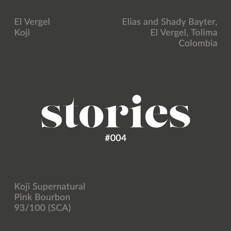 GUSTATORY Stories Colombia El Vergel Koji Coffee (#004)